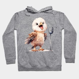 Bald Eagle Singing Hoodie